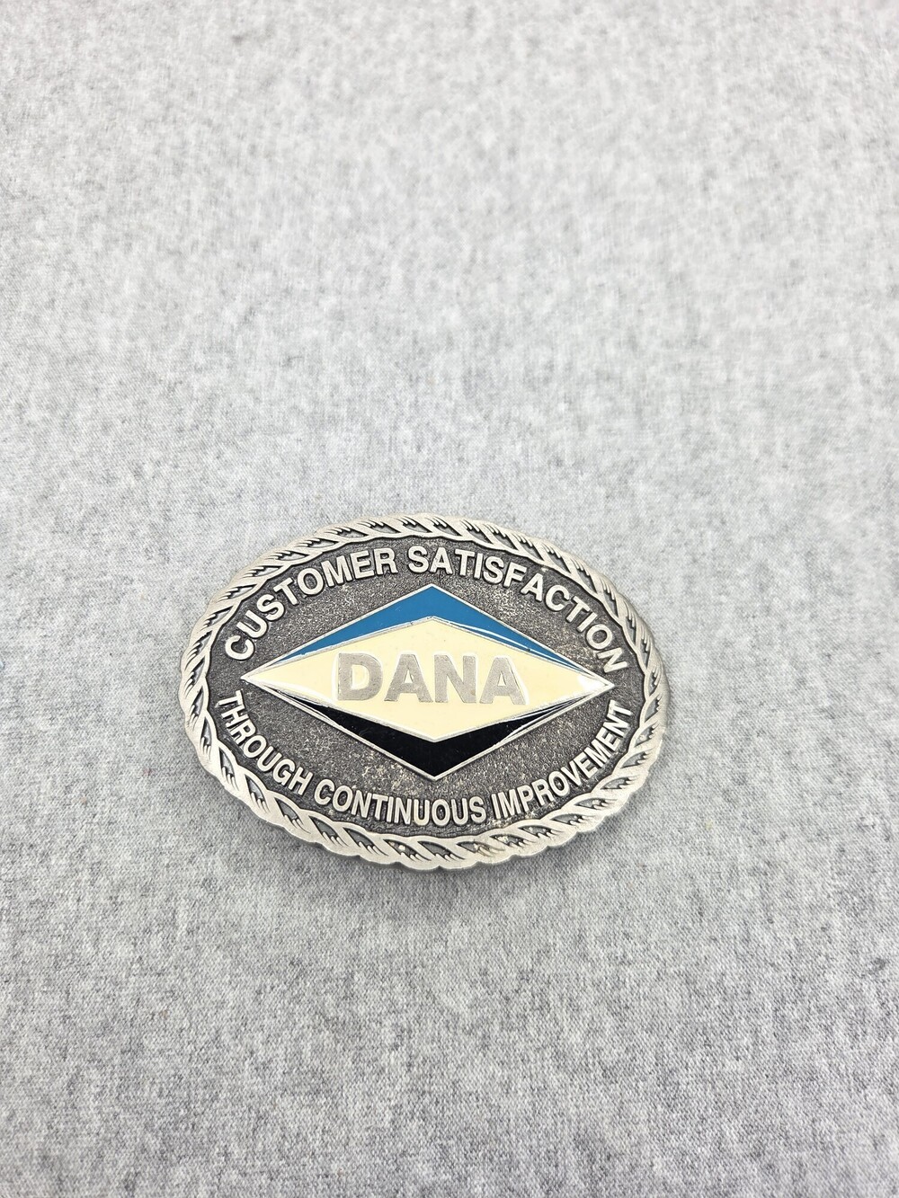 Vintage 1997 Dana Incorporated Enamel Employee Award Belt Buckle Limited